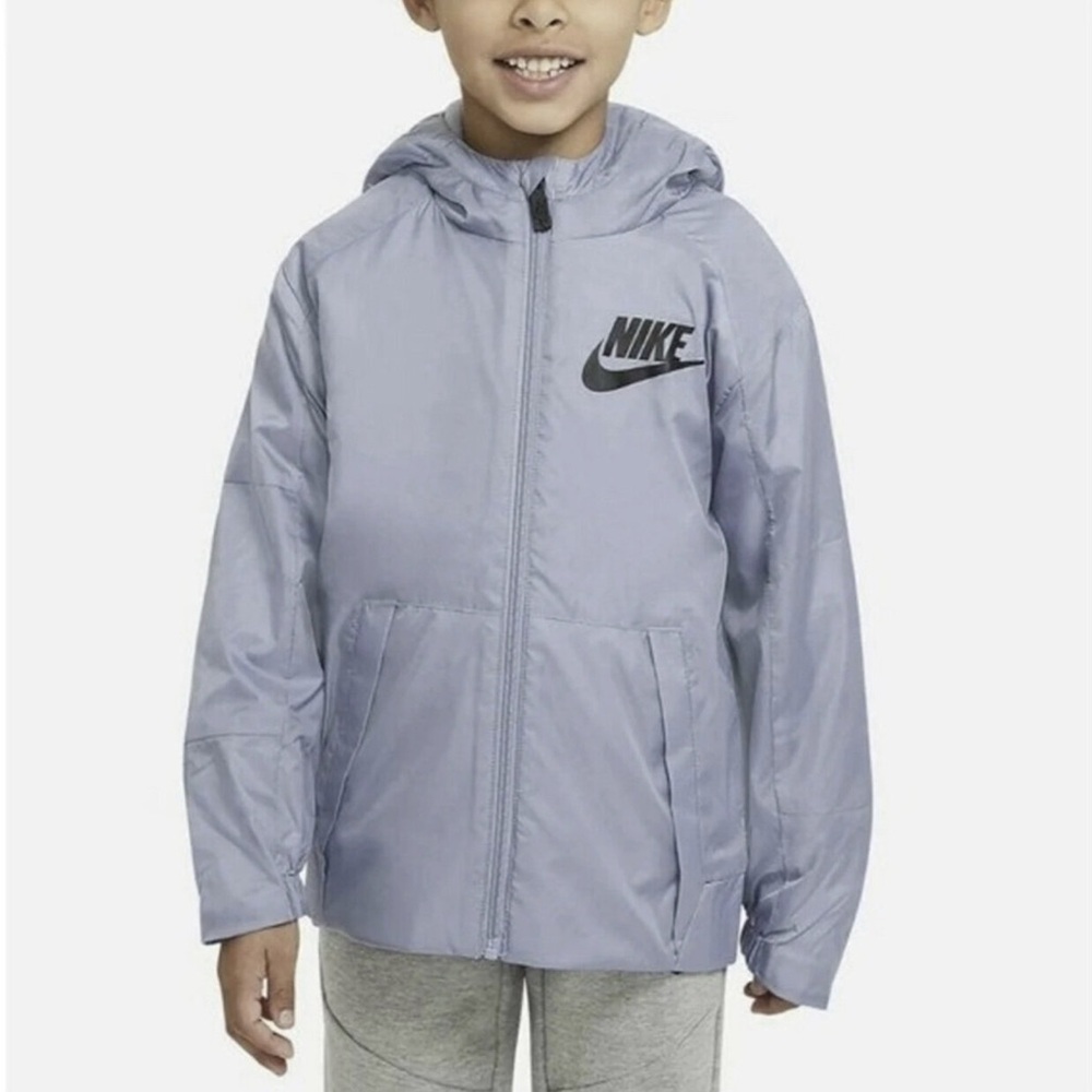 NIKE Glacier Gray Frost Zip Hooded Jacket